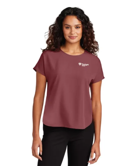 Alternative view of Mercer+Mettle® Women's Stretch Crepe Crew