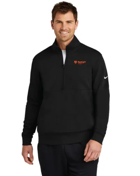 Nike Club Fleece Sleeve Swoosh 1/2-Zip